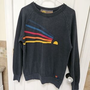 Aviator Nation DAYDREAM CREW SWEATSHIRT - CHARCOAL, Medium